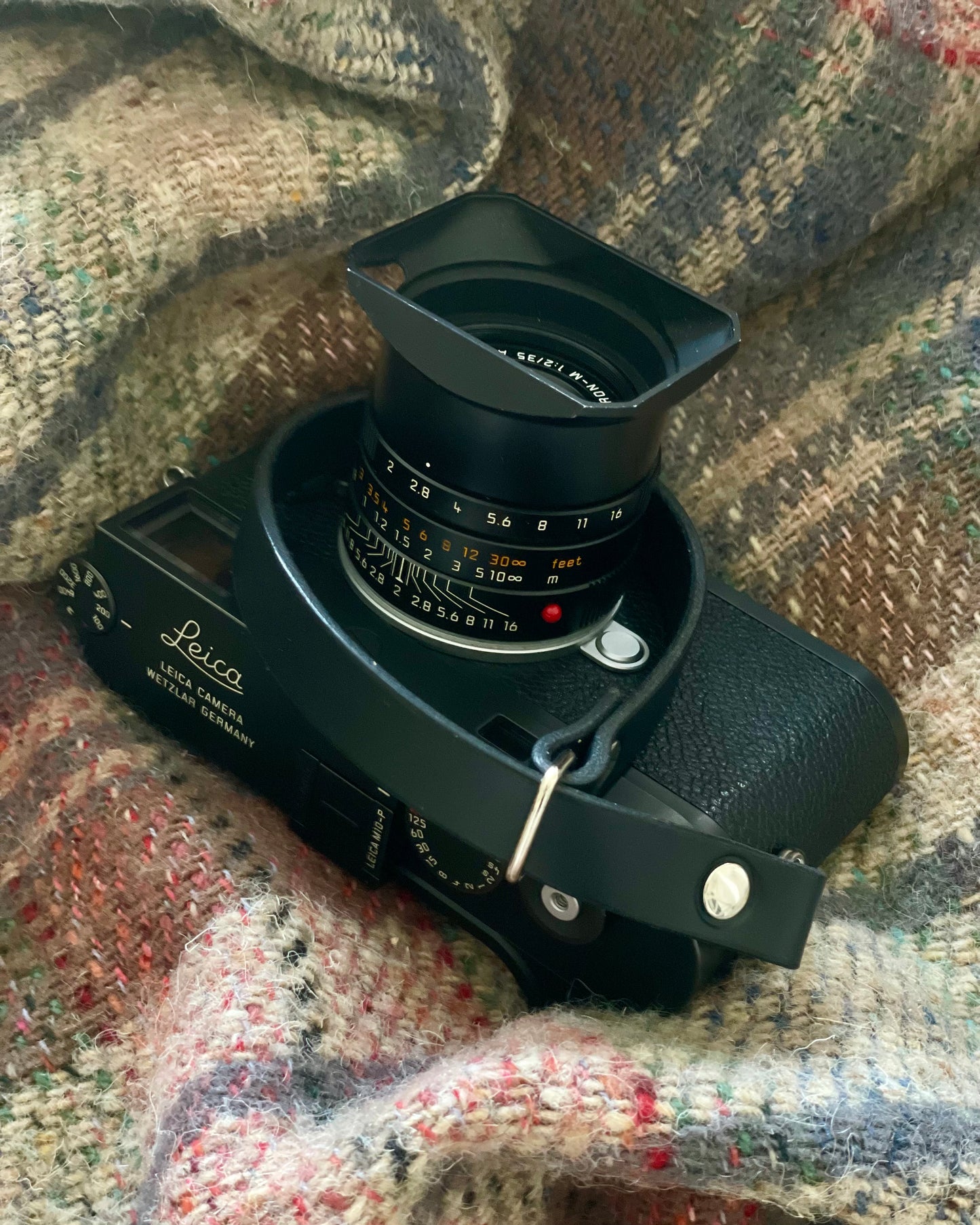 Alne Slide-Style Leather Camera Wrist Strap