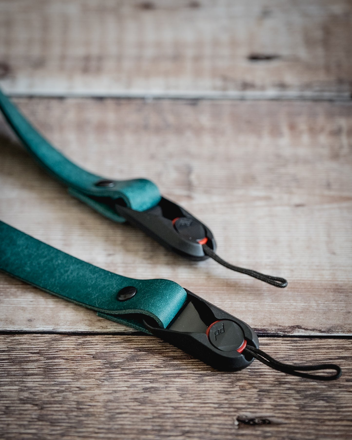 Quick Release Anchor Leather Camera Strap Teal