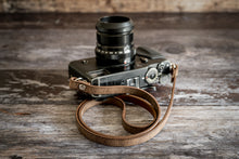 Load image into Gallery viewer, Leather Camera Neck Strap | Antique Brown