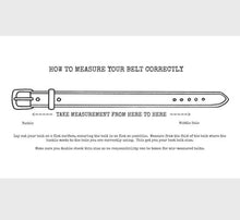 Load image into Gallery viewer, Leather Belt - Antique Brown