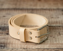 Load image into Gallery viewer, Leather Belt - Natural