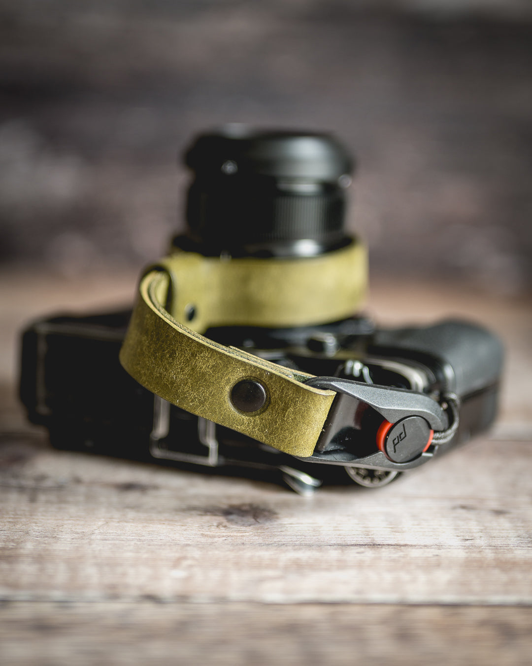 Quick Release Anchor Leather Wrist Strap