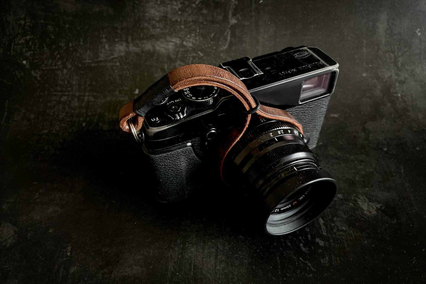 Leather Wrist Strap - Antique Brown
