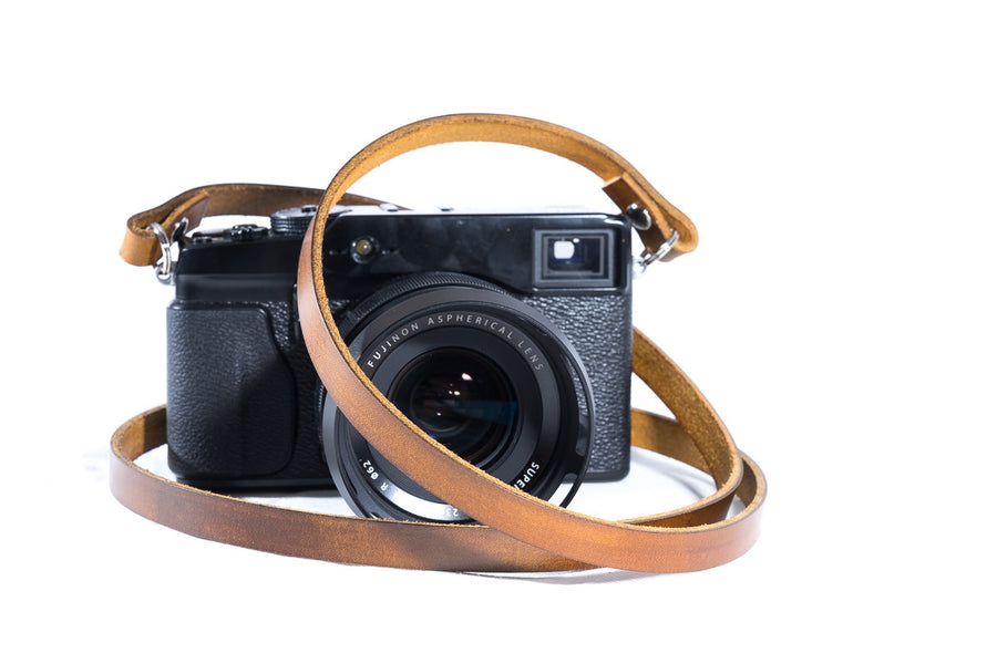 Classic BROWN Leather Camera Neck Strap Hit the Store