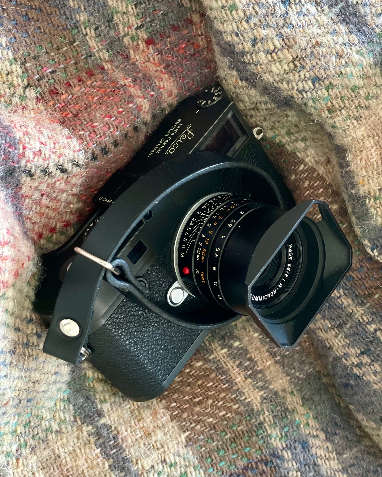 Alne Slide-Style Leather Camera Wrist Strap