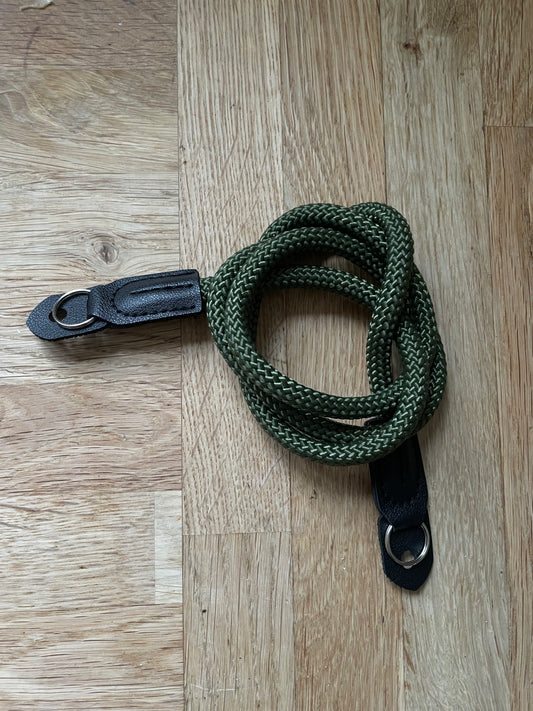 Rope camera strap - Green