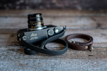 Load image into Gallery viewer, Biothane Camera Strap – Vegan Leather | Black &amp; Brown