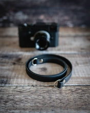 Load image into Gallery viewer, Biothane Camera Strap – Vegan Leather | Black &amp; Brown