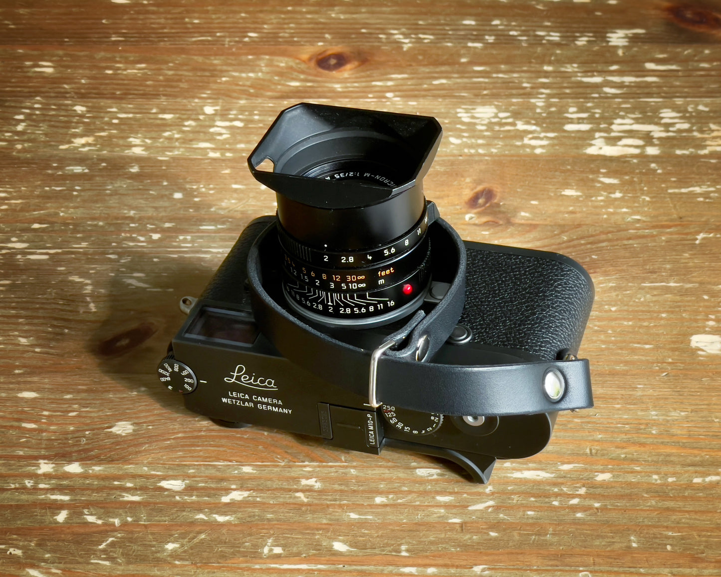 Alne Slide-Style Leather Camera Wrist Strap
