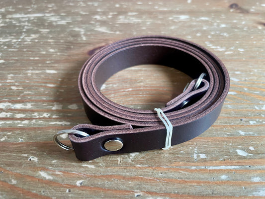 Clearance | Leather Neck Strap | Dark Brown 36"