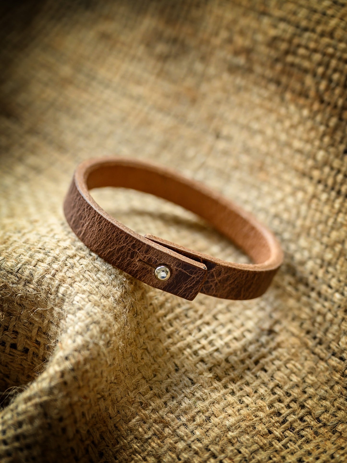 Leather Bracelet | Antique Brown