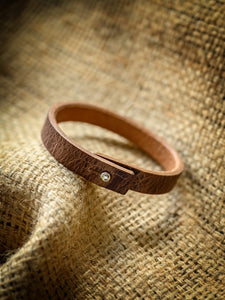 Leather Bracelet | Antique Brown