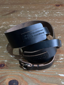 Clearance | KOTU Leather Neck Strap | BLACK 40”