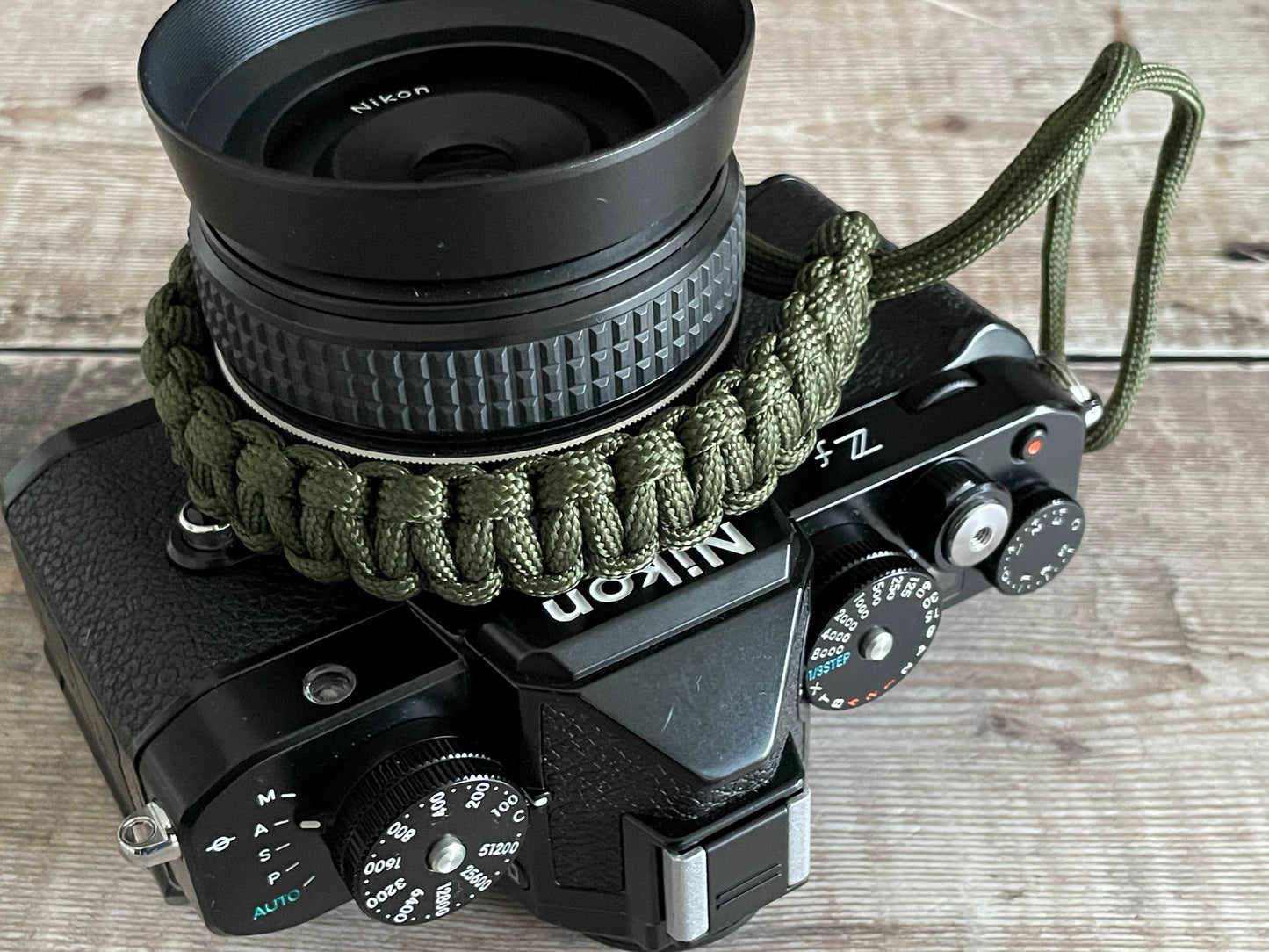 Paracord Camera Wrist Strap | Green