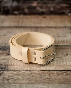 Leather Belt - Natural