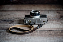 Load image into Gallery viewer, Slim leather neck strap for compact cameras Leica Q Ricoh GR Fujifilm X100