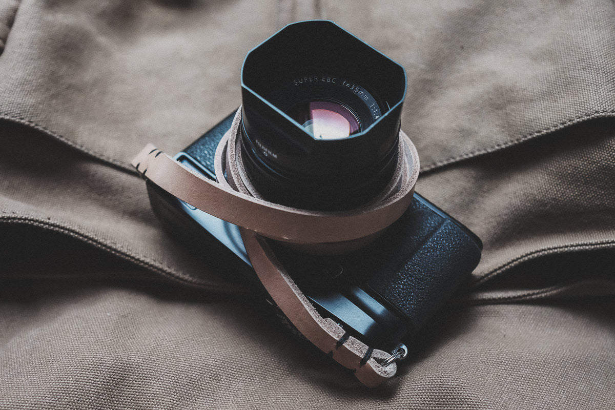 Rivet Free Leather Camera Neck Straps | 595strapco - 1