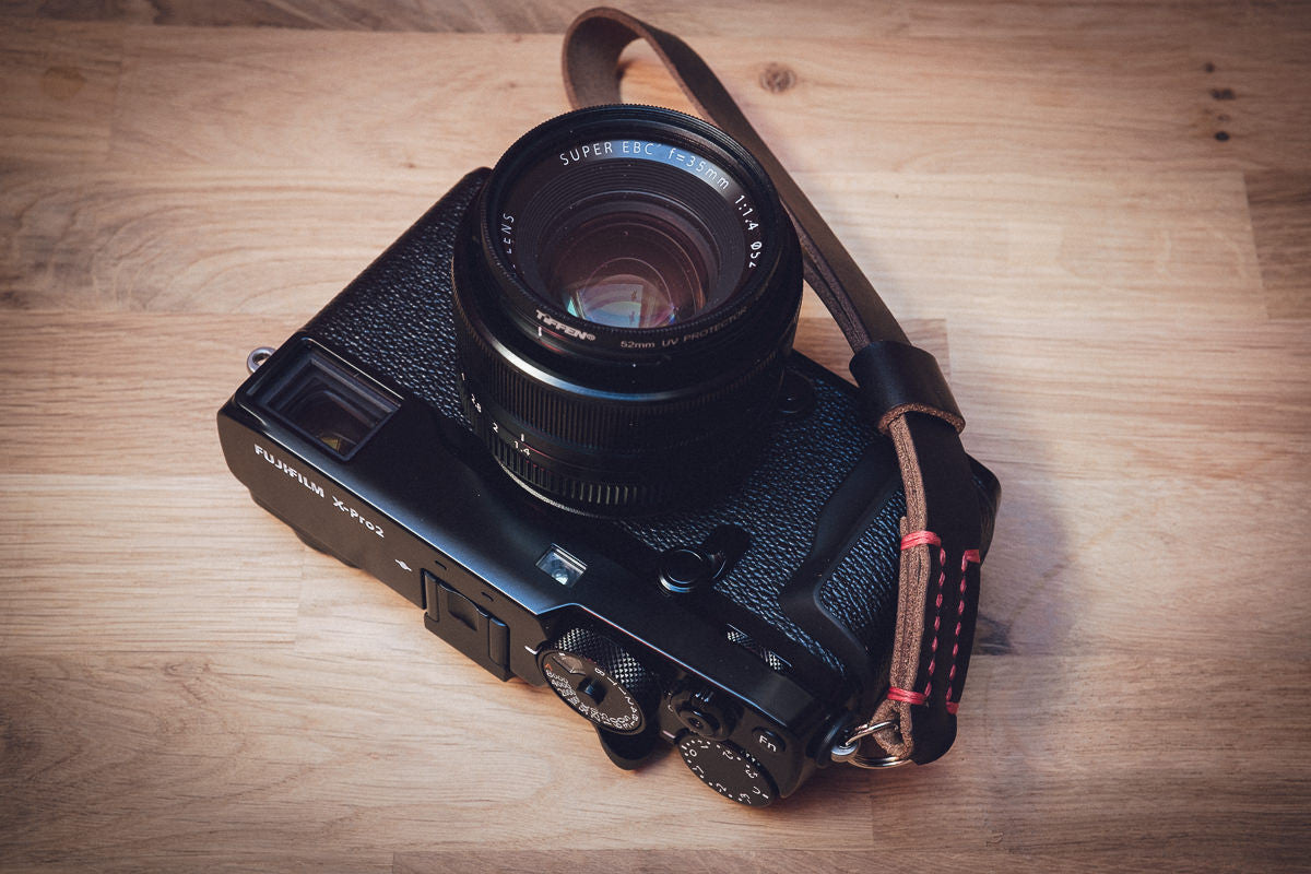 ODYSSEY Leather Camera Wrist Strap