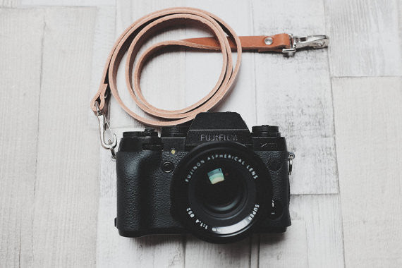 Quick Release Leather Camera Neck Straps | 595strapco - 1