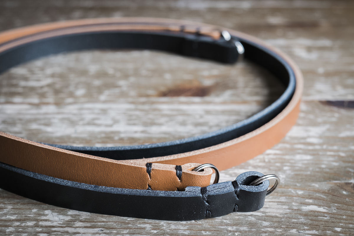 Rivet Free Leather Camera Neck Straps | 595strapco - 5