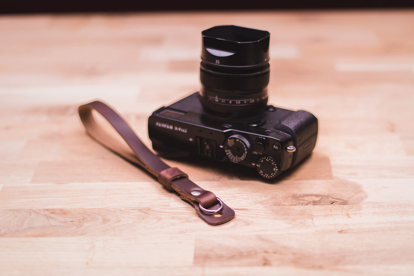 STERLING Leather Camera Wrist Strap