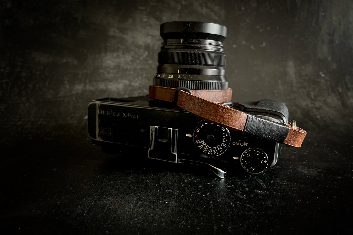 Leather Wrist Strap - Antique Brown