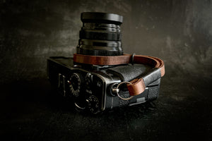 Leather Wrist Strap - Antique Brown
